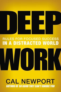 Cover of Deep Work: Rules for Focused Success in a Distracted World