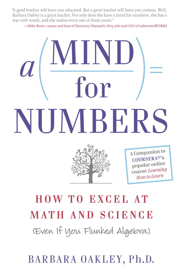 Cover of A Mind for Numbers: How to Excel at Math and Science