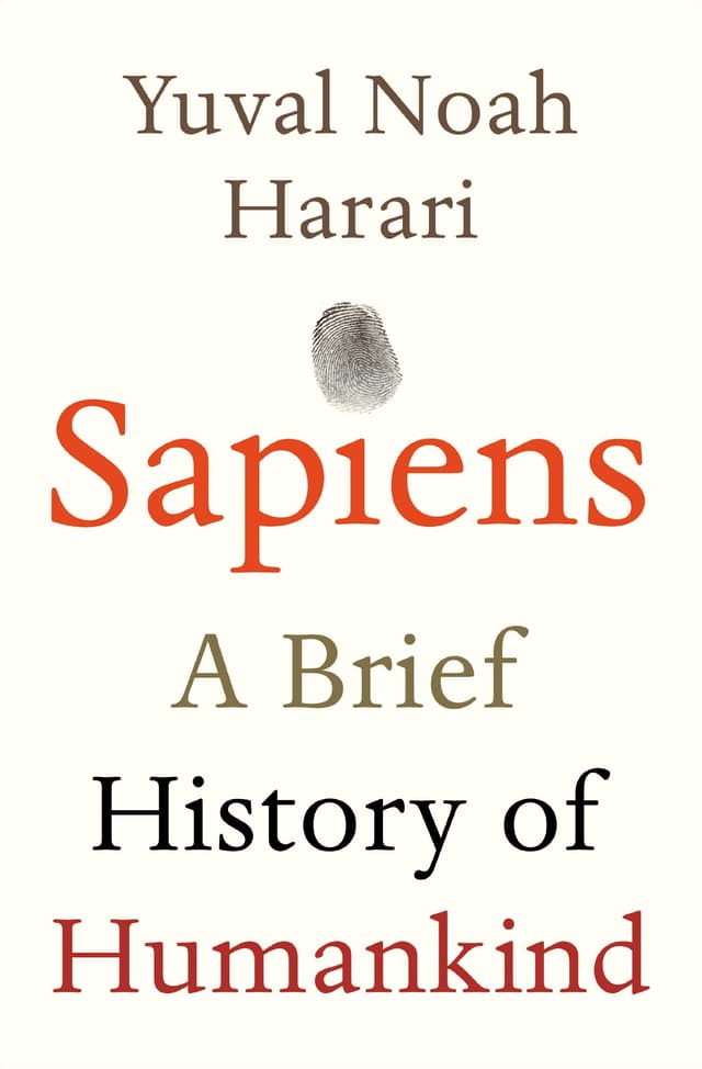 Cover of Sapiens: A Brief History of Humankind